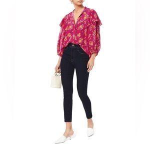 New Frame Le High Skinny in Grove Street High Rise Stretch Casual Sz 27